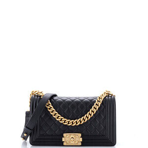 Chanel Old Medium Boy Flap Bag